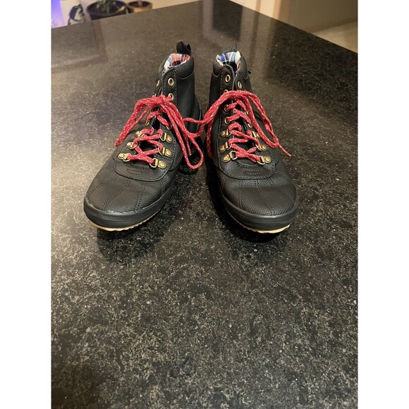 Keds Boots Womens 7 Black Scout Water Resistant Lace Up Micro Fleece Lining - Picture 2 of 15